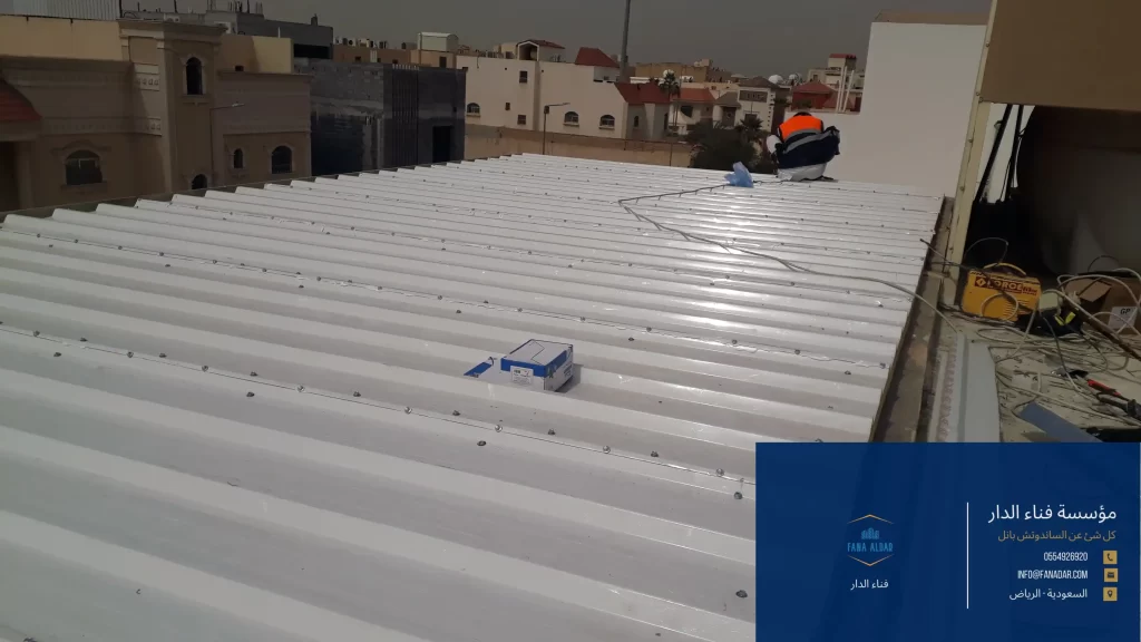 تركيب ساندوتش بانل